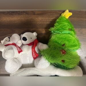 Coca-Cola/Dandee colab, Musical Polar Bear with Christmas Tree